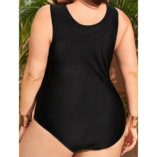Mesh One Piece Swimsuit Swim Suit 4XL FatGirlSexy LLC  
