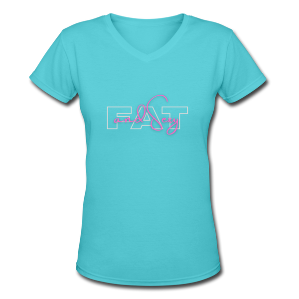 Fat & Sexy T-Shirt - aqua