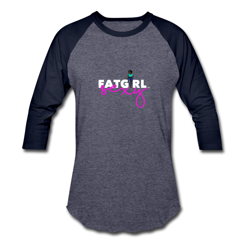 FGS Baseball T-Shirt - heather blue/navy