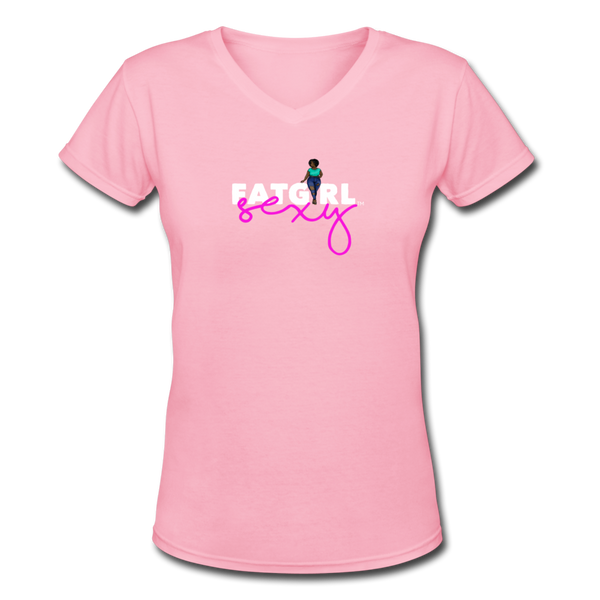 FGS V-Neck T-Shirt - pink