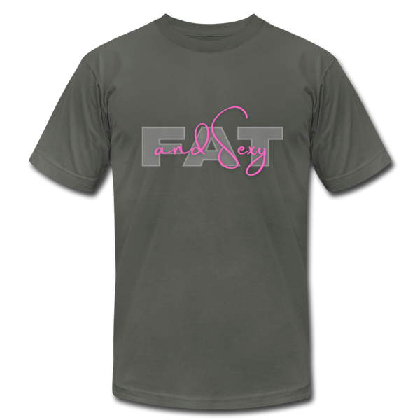 F&S Jersey T-Shirt by Bella + Canvas - asphalt