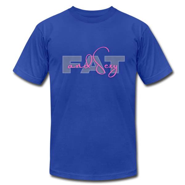 F&S Jersey T-Shirt by Bella + Canvas - royal blue