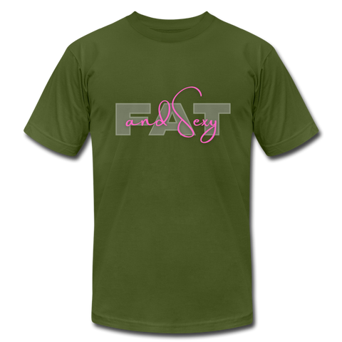 F&S Jersey T-Shirt by Bella + Canvas - olive