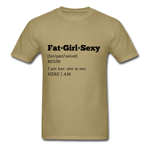 FatGirlSexy Defined T-Shirt - khaki