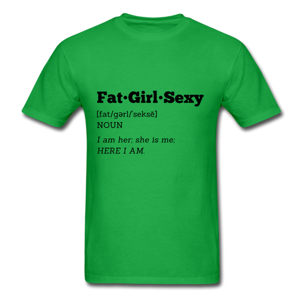 FatGirlSexy Defined T-Shirt - bright green