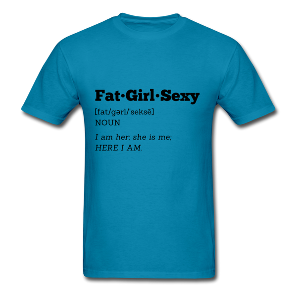 FatGirlSexy Defined T-Shirt - turquoise