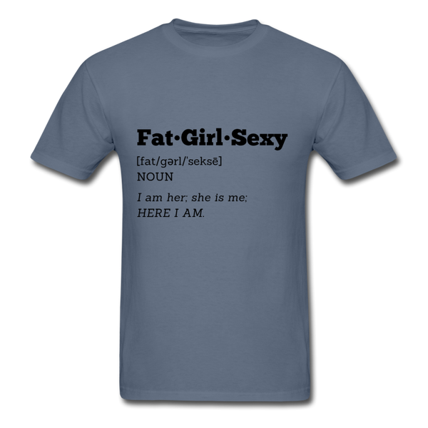 FatGirlSexy Defined T-Shirt - denim
